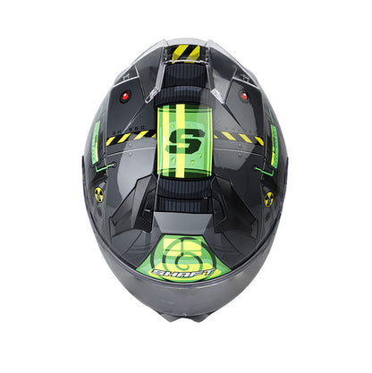 CASCO SHAFT SH-560 ENERGY GRIS VERDE NEON