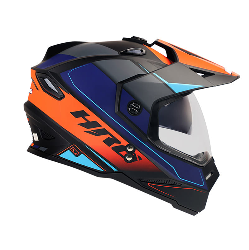 CASCO HRO HRO-MX330DV EVERLAST MATE NEGRO NARANJA NEON