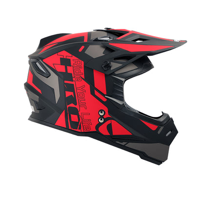 CASCO HRO HRO-MX03 UNDERDOG MATE NEGRO ROJO