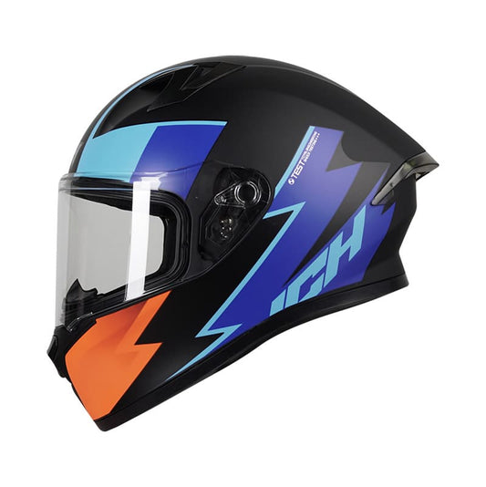 CASCO ICH ICH-503SP RUFY MATE NEGRO AZUL