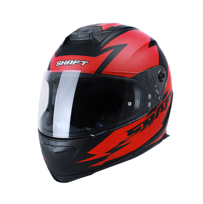 CASCO SHAFT SH-502 THUNDERFO MATE NEGRO ROJO