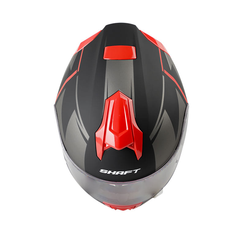 CASCO SHAFT SH-551 VICTORY MATE NEGRO ROJO