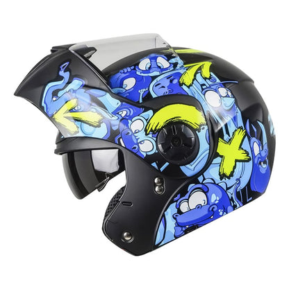 CASCO ICH ICH-3110S ZOO MATE NEGRO AZUL