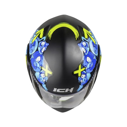 CASCO ICH ICH-3110S ZOO MATE NEGRO AZUL