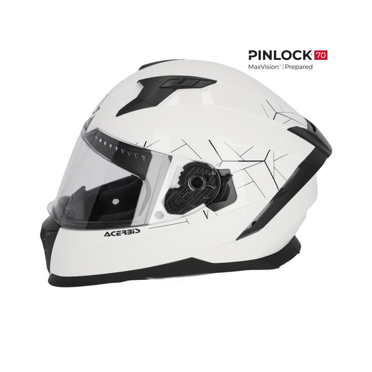 CASCO ACERBIS X-WAY SOLID BLANCO