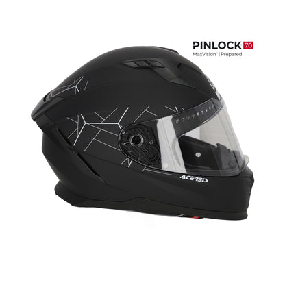 CASCO ACERBIS X-WAY SOLID NEGRO