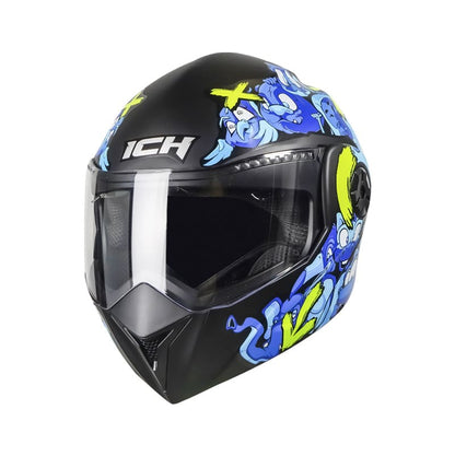 CASCO ICH ICH-3110S ZOO MATE NEGRO AZUL