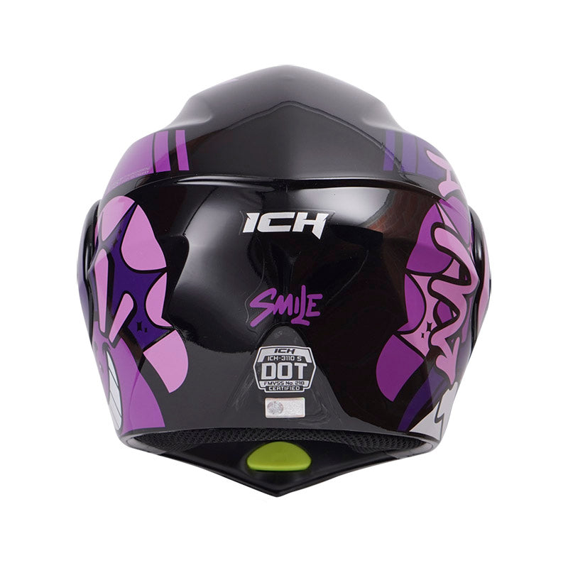 CASCO ICH ICH-3110S SMILE NEGRO MORADO