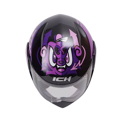 CASCO ICH ICH-3110S SMILE NEGRO MORADO