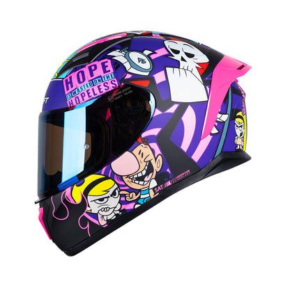 CASCO SHAFT SH-582SP EVO BILLY Y MANDY MORADO FUCSIA IRIDIUM