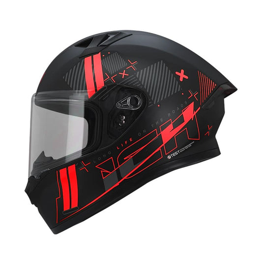 CASCO ICH ICH-503SP COMPU MATE NEGRO ROJO