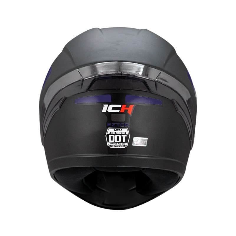 CASCO ICH ICH-501SP EZTOR MATE NEGRO AZUL NAVY