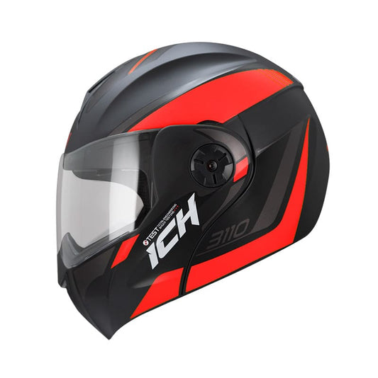 CASCO ICH ICH-3110DV NOISE MATE NEGRO ROJO