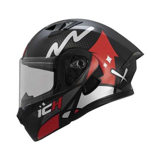 CASCO ICH ICH-3120DV HIGHER MATE NEGRO ROJO