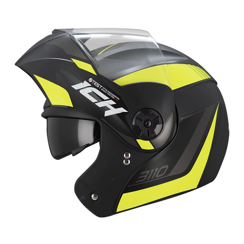 CASCO ICH ICH-3110DV NOISE MATE NEGRO AMARILLO NEON