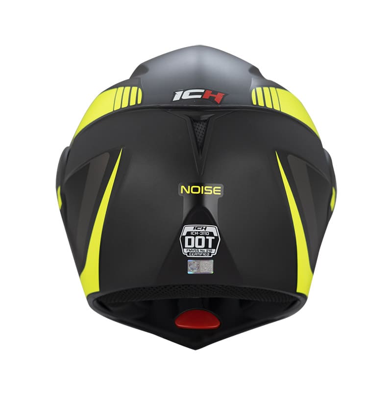 CASCO ICH ICH-3110DV NOISE MATE NEGRO AMARILLO NEON