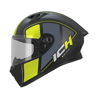 CASCO ICH ICH-503SP DOES MATE NEGRO AMARILLO NEON