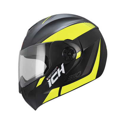 CASCO ICH ICH-3110DV NOISE MATE NEGRO AMARILLO NEON