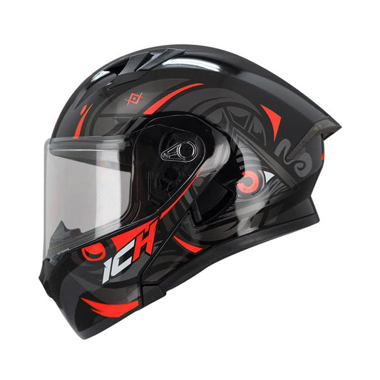 CASCO ICH ICH-3120DV LUX NEGRO ROJO