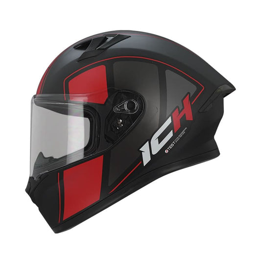 CASCO ICH ICH-503SP DOES MATE NEGRO ROJO