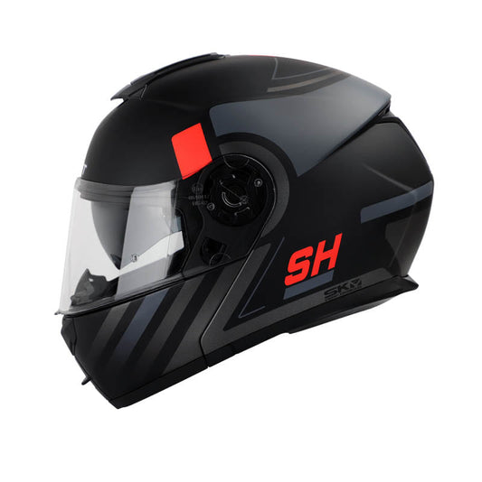 CASCO SHAFT SH-3910DV DIMETIL MATE NEGRO NARANJA NEON