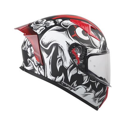 CASCO SHAFT SH-526SP KROK MATE NEGRO ROJO