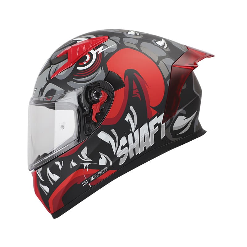 CASCO SHAFT SH-526SP KROK MATE NEGRO ROJO