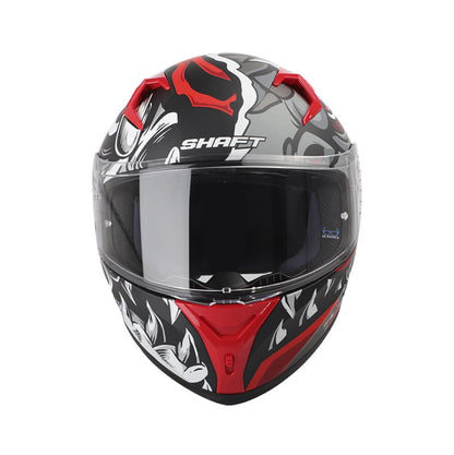 CASCO SHAFT SH-526SP KROK MATE NEGRO ROJO