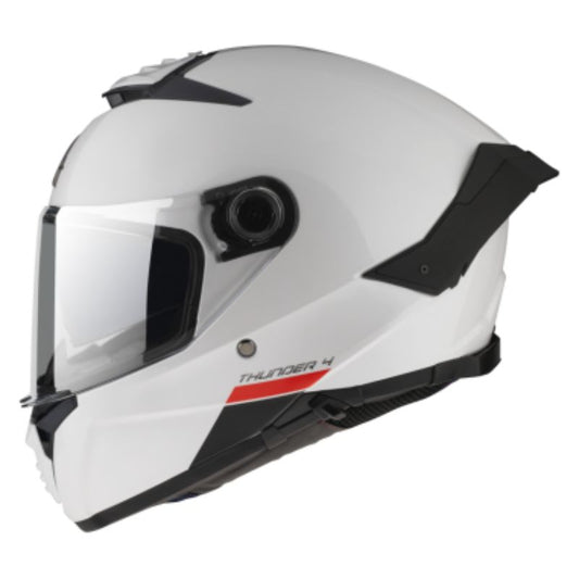 CASCO MT THUNDER 4 SV SOLID PERLA BLANCO