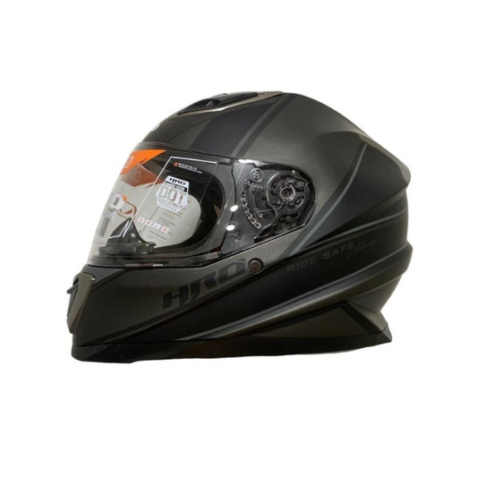 CASCO HRO HRO-508 SISKO MATE NEGRO GRIS