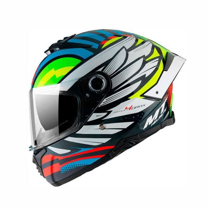 CASCO MT THUNDER 4 SV DRAX AZUL PERLA