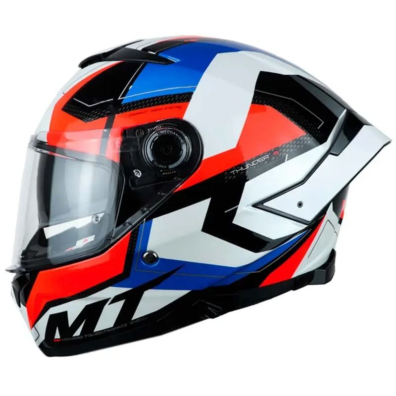 Casco Mt Helmets Thunder 4 Sv Doble Visor Graficas Md Ct!