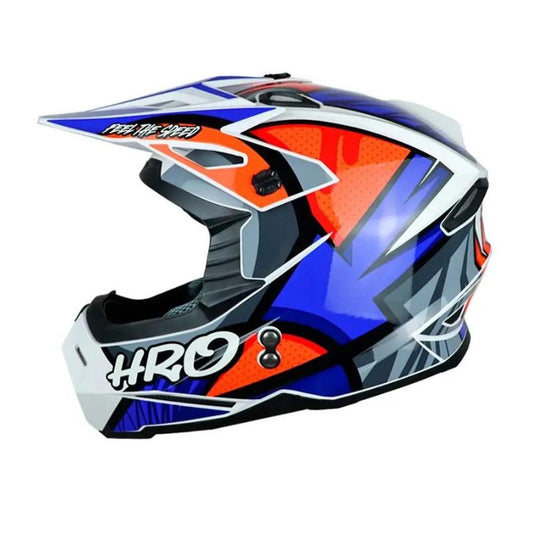 CASCO HRO HRO-MX03 DRIPS BLANCO AZUL NAVY