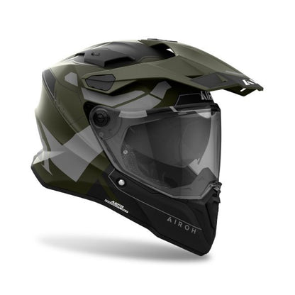 CASCO AIROH COMMANDER 2 REVEAL VERDE MILITAR