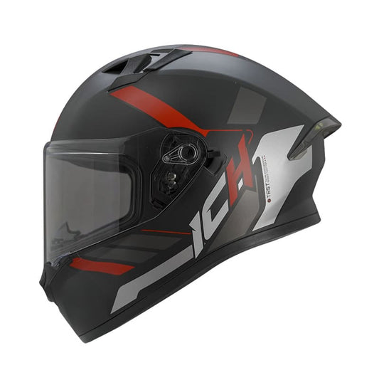 CASCO ICH ICH-503SP GEGGA MATE NEGRO ROJO