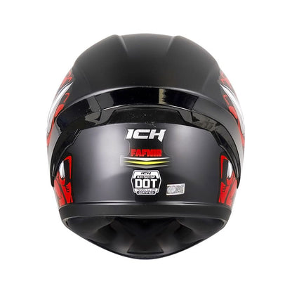 CASCO ICH-501SP FAFNIR MATE NEGRO ROJO