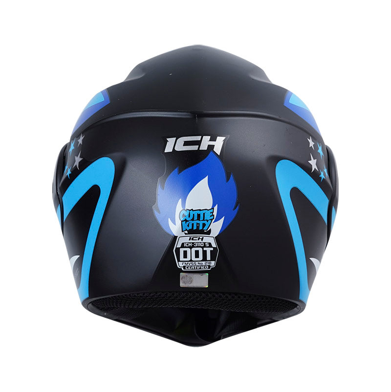 CASCO ICH ICH-3110S CUTTIE KITTY MATE NEGRO AZUL