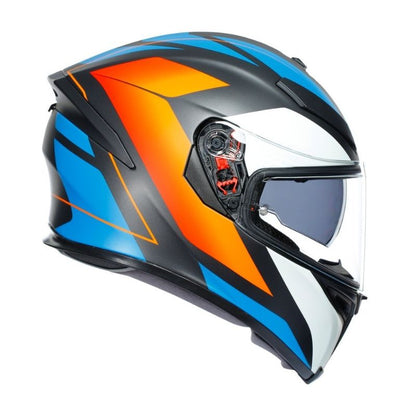 CASCO AGV K5 S CORE MATE AZUL NARANJA