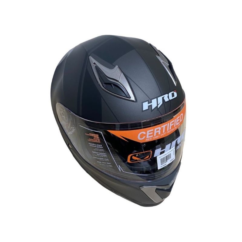 CASCO HRO HRO-508 SISKO MATE NEGRO GRIS