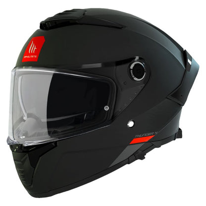 CASCO MT THUNDER 4 SV SOLID MATE NEGRO