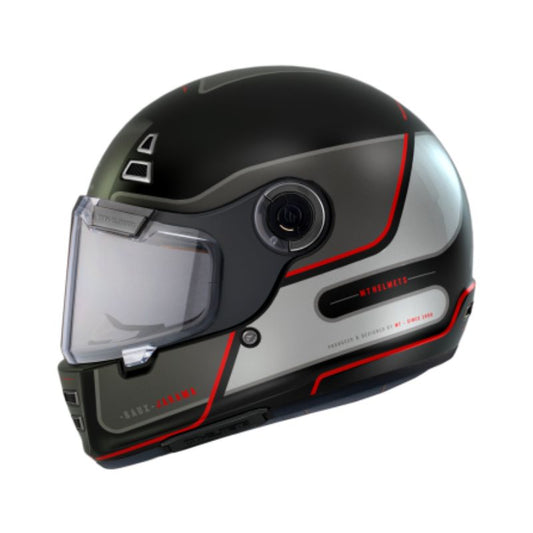 CASCO MT JARAMA BAUX MATE ROJO