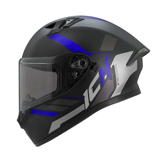 CASCO ICH ICH-503SP GEGGA MATE NEGRO AZUL