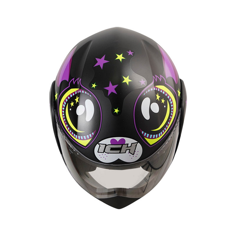 CASCO ICH ICH-3110S CUTTIE KITTY MATE NEGRO MORADO NEON