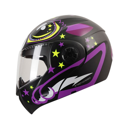 CASCO ICH ICH-3110S CUTTIE KITTY MATE NEGRO MORADO NEON