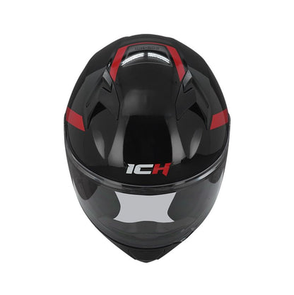 CASCO ICH ICH-503SP GEGGA NEGRO ROJO