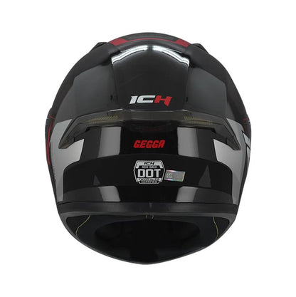 CASCO ICH ICH-503SP GEGGA NEGRO ROJO