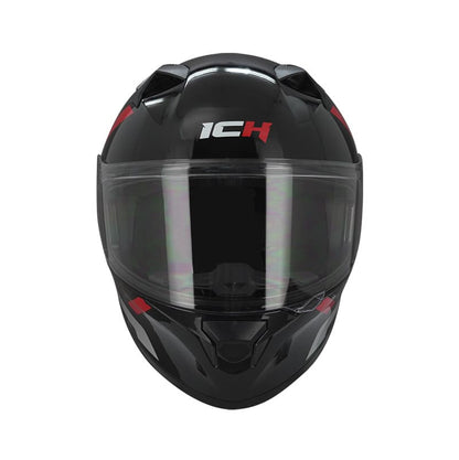 CASCO ICH ICH-503SP GEGGA NEGRO ROJO