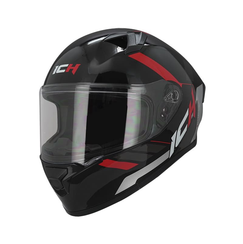 CASCO ICH ICH-503SP GEGGA NEGRO ROJO