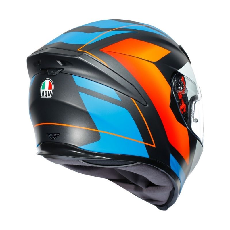 CASCO AGV K5 S CORE MATE AZUL NARANJA