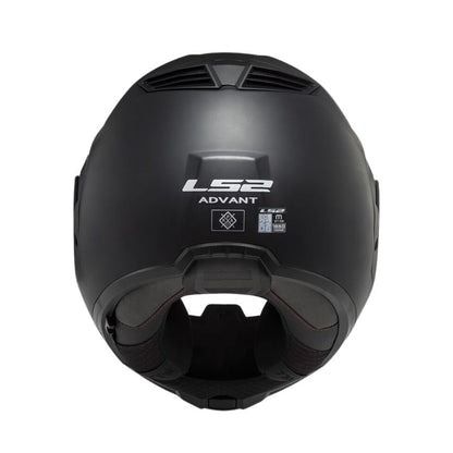 CASCO LS2 FF906 ADVANT SOLID MATE NEGRO